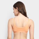 Ladies' 100% Cotton Non-Padded Bra, Peach, small image number null